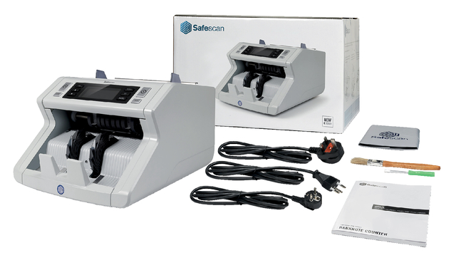 Safescan 2210 Geldtelmachine – Telt Gesorteerde Bankbiljetten En Controleert Echtheid Met Dubbele Beveiligingscheck